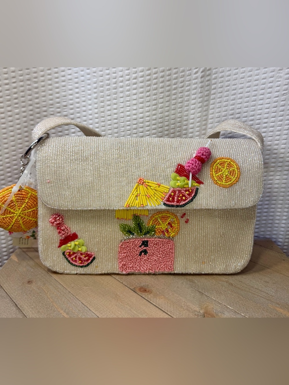 Viral Beaded Tropical Drink & Fruit Shoulder Bag…TJMaxx & Marshalls